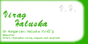 virag haluska business card